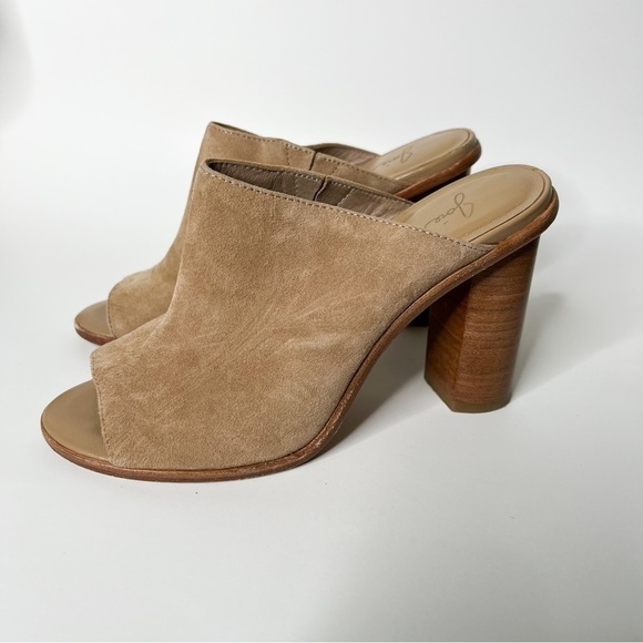 Joie Neutral Tan Suede Sandals Size 38 - Picture 1 of 8